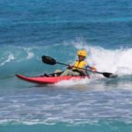 Belize surf kayaking
